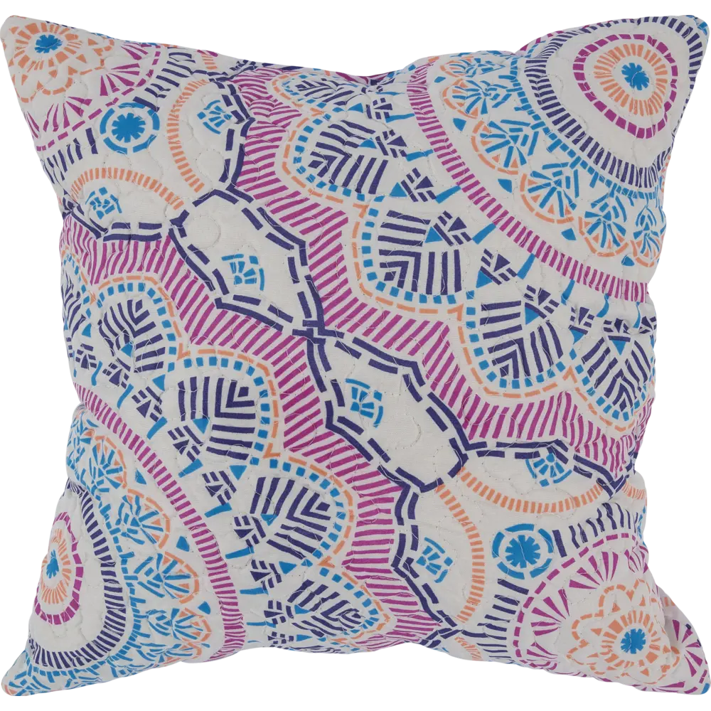 Наволочка декоративная стёганая Boho, 40x40 см, цвет розовый Santreyd STLM-2105628