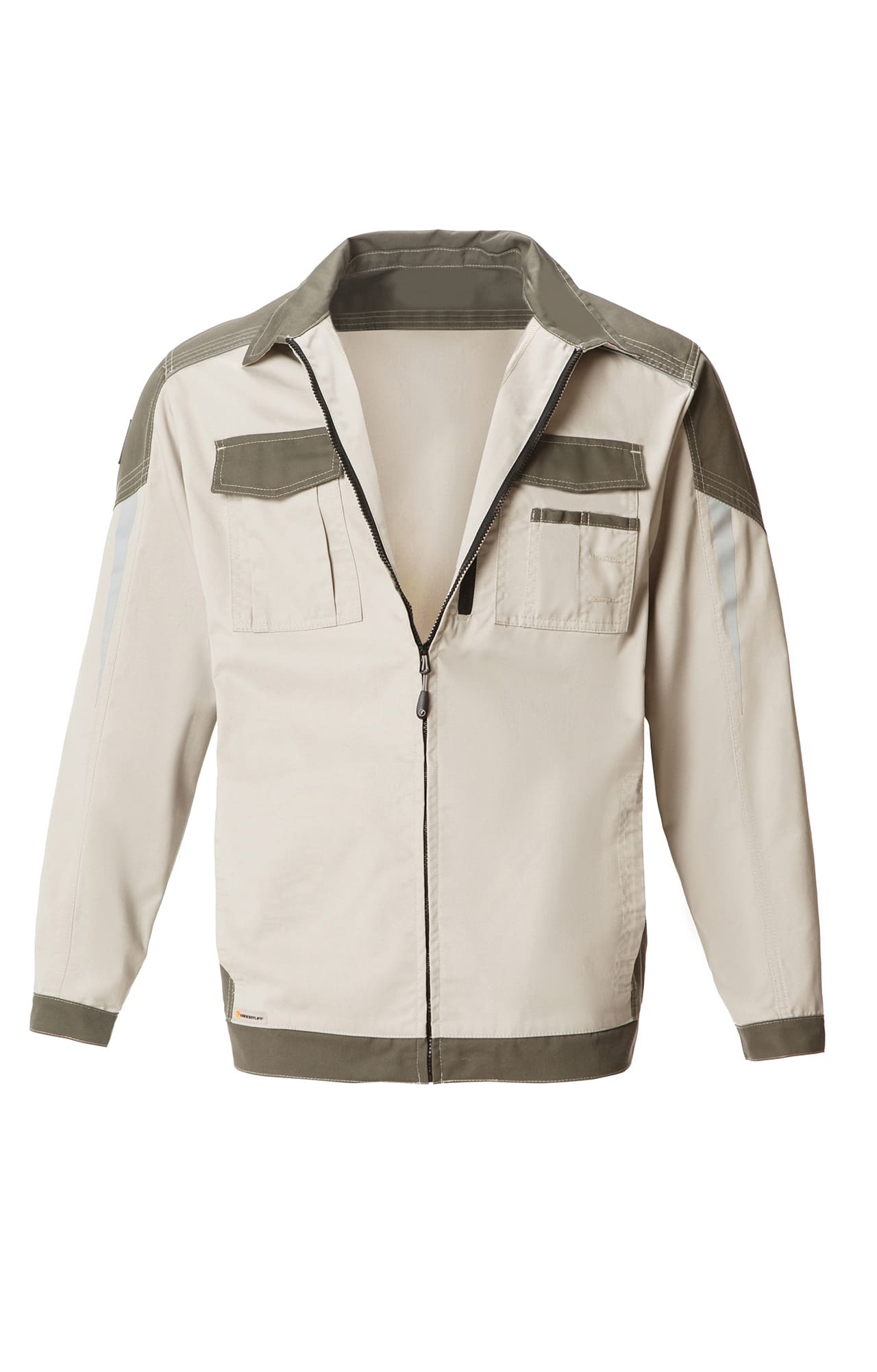 4956818 Костюм  NEW 2 серый песок с серым хаки STATUS  Летняя спецодежда  размер 60-62/170-176  - Вид №3