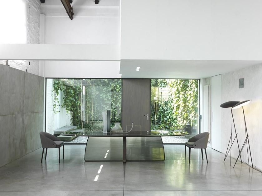 Gianfranco Ferré Home Прямоугольный стол из дерева и стекла sun-id-1516622 - Вид №3