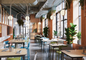 Низкий прямоугольный журнальный столик