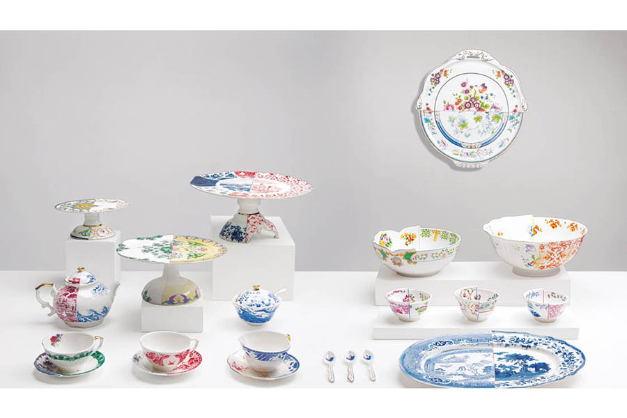 Набор фарфоровых ложек Hybrid-Armilla, 3 шт Seletti 9763 - Вид №1