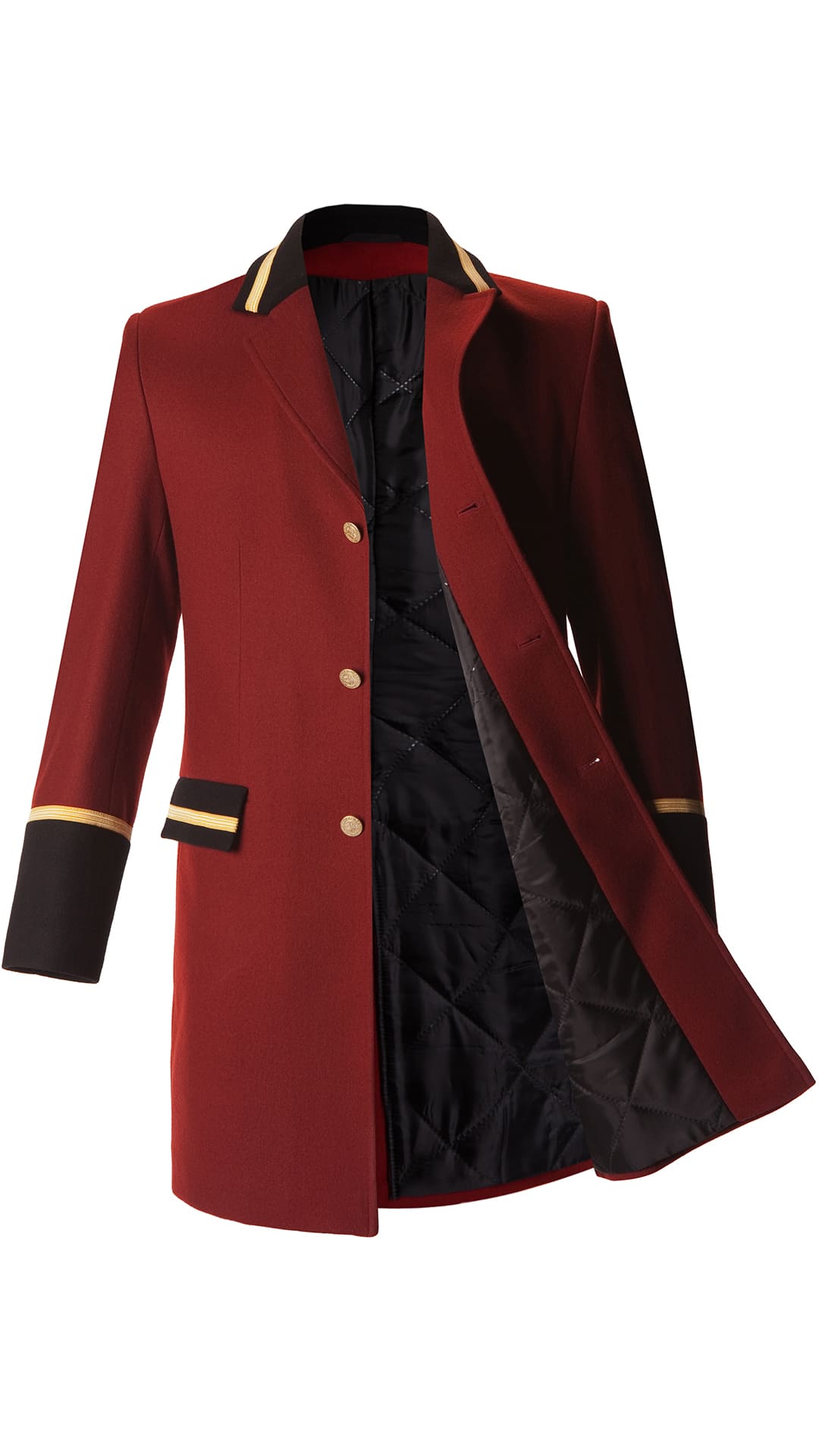 67733 Жакет удлиненный  Швейцар bordeaux (бордо) El-Risto  Бренд "El-Risto" (Эль Ристо), каталог товаров размер 54/170  - Вид №2