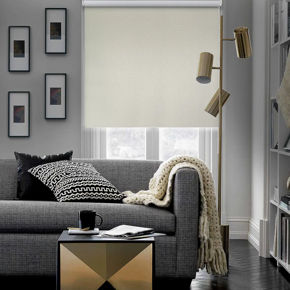 Штора рулонная блэкаут Ромб 180x175 см бежевая ЭСКАР STLM-2164629 - Вид №3