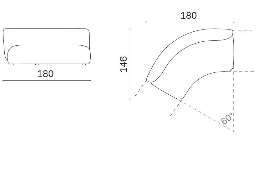 Съемный диван из ткани Novamobili Blossom ARCH-00143749 - Вид №18