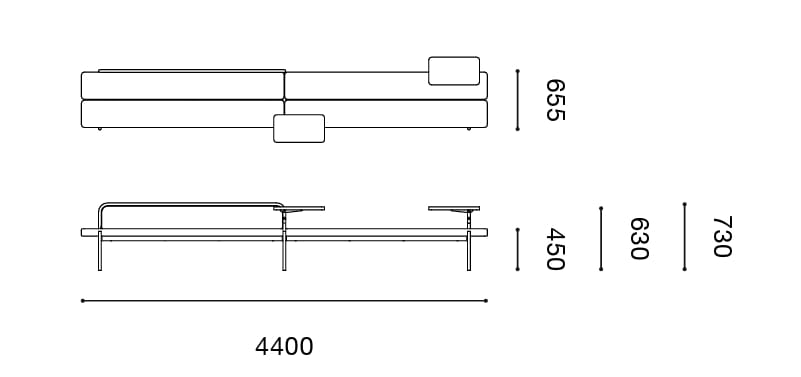 Модульная скамья из фанеры Established&Sons остров ARCH-00140300 - Вид №9