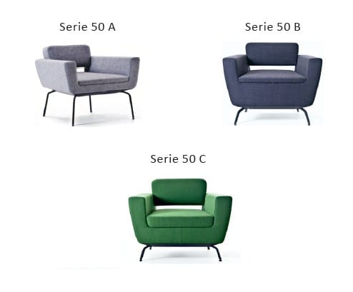 Тканевое кресло с подлокотниками La Cividina Serie_50 ARCH-00121860 - Вид №9