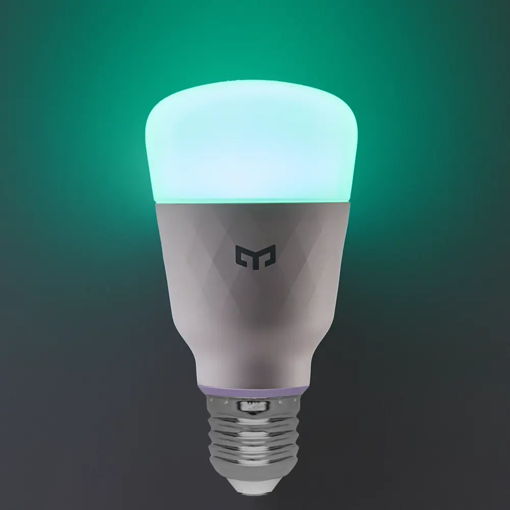 Лампа умная светодиодная Yeelight E27 200-240 В 10 Вт груша матовая 800 лм регулируемый цвет света RGBW для диммера 89193415 STLM-2194174  - Вид №6