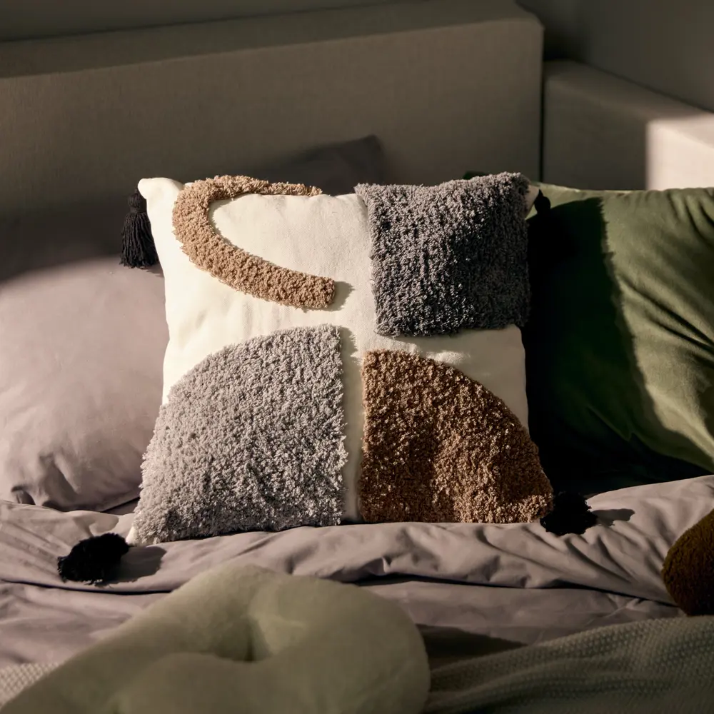 СТОЛИЦА ТЕКСТИЛЯ Валенсия - декоративная подушка 45×45 см с абстрактным узором 89435496 STLM-1583212 - Вид №3