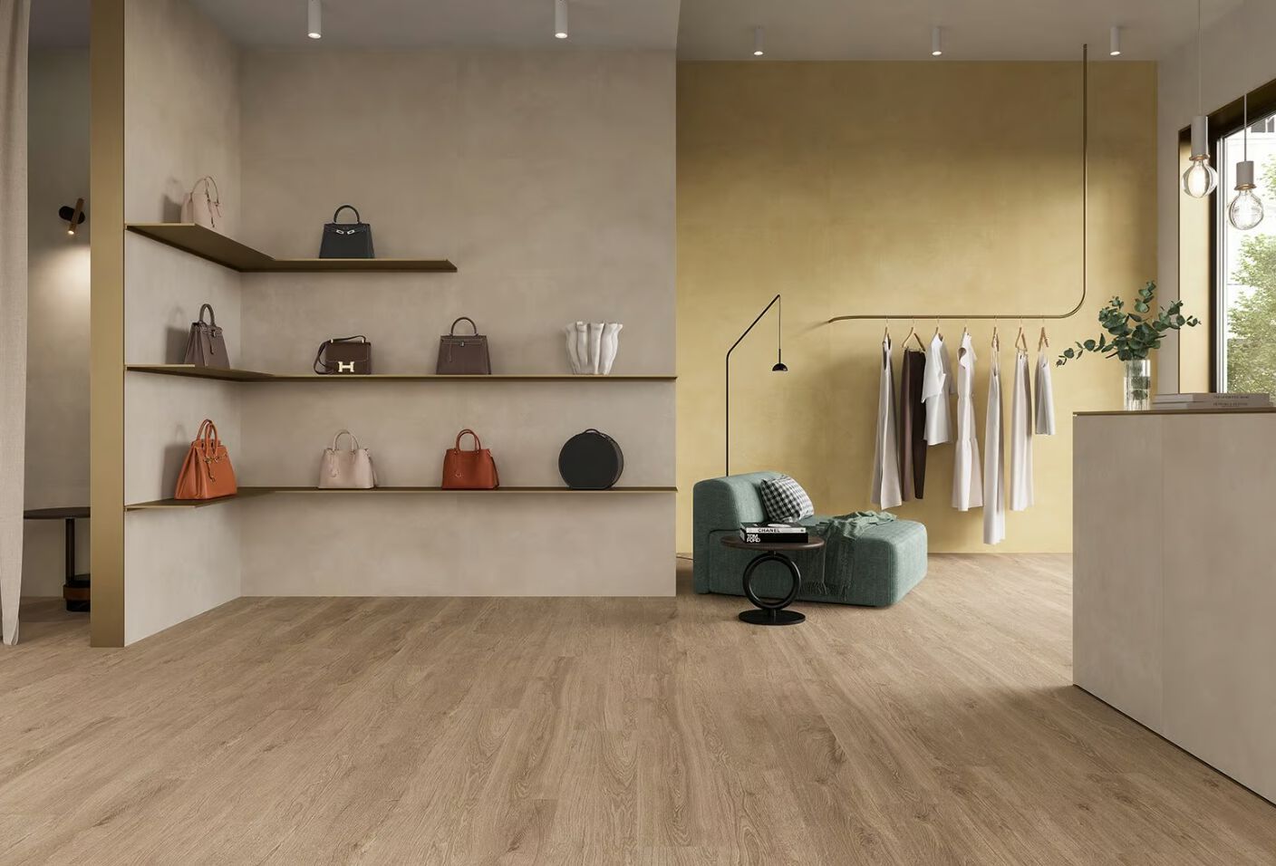 Пол / напольное покрытие из керамогранита с эффектом смолы Imola RETINA ARCH-00040652 - Вид №23