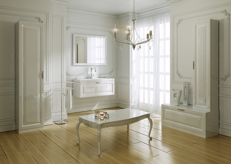 Империя Пенал подвесной, цвет белый Emp.05.35/W AQWELLA Empire sun-id-277921 - Вид №1