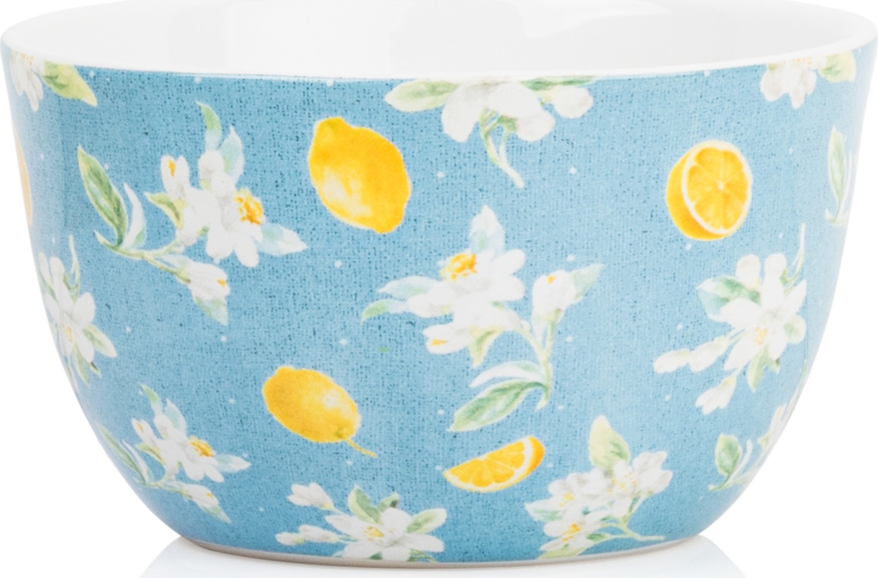 10652470 Certified International Салатник индивидуальный Certified Int. Лимоны 13х7,5см, керамика (голубой) Керамика 