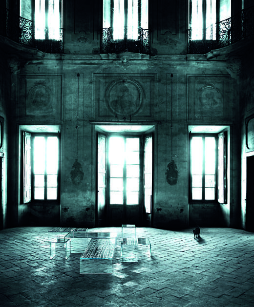 Glas Italia Низкий прямоугольный журнальный столик из хрусталя Ghiacciolo ponte sun-id-1391967 - Вид №2