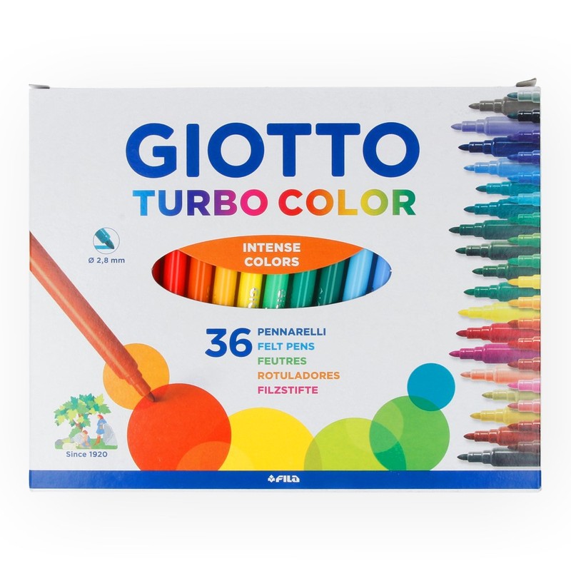 418000 Набор фломастеров 36 цв в картонной упаковке Fila Giotto 
