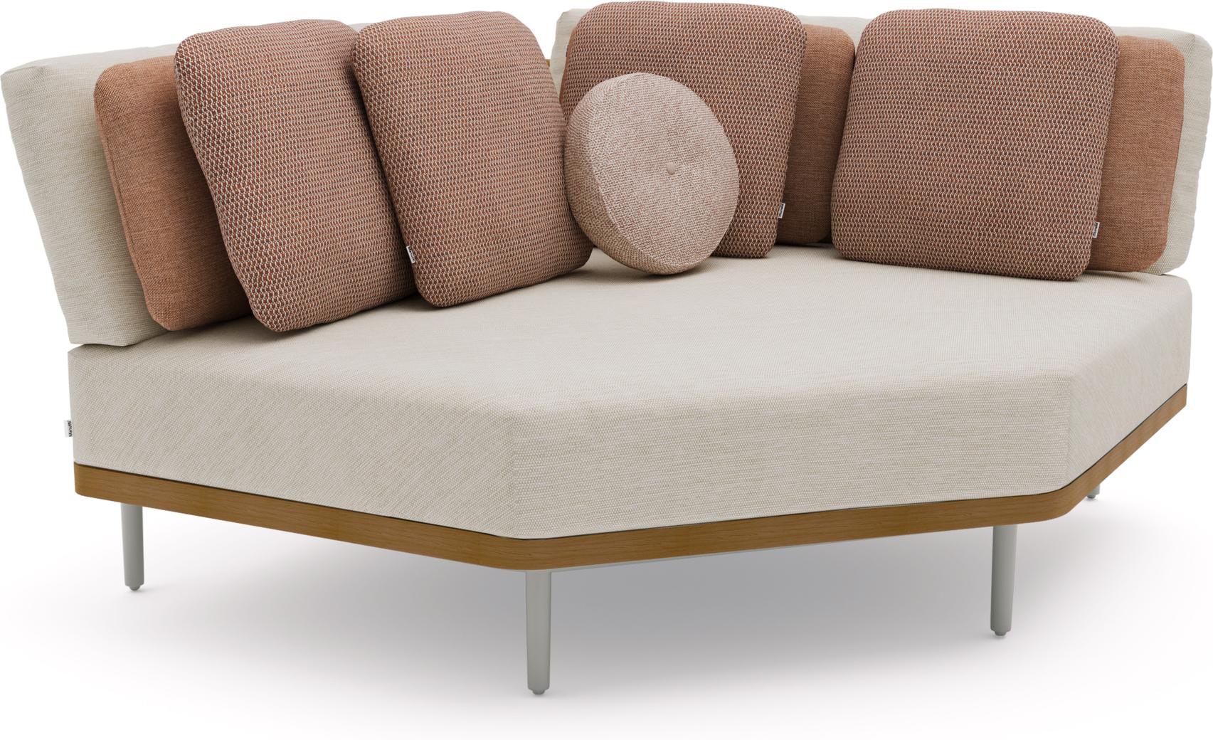 MNST274 Уголок кремень teak Manutti Flex