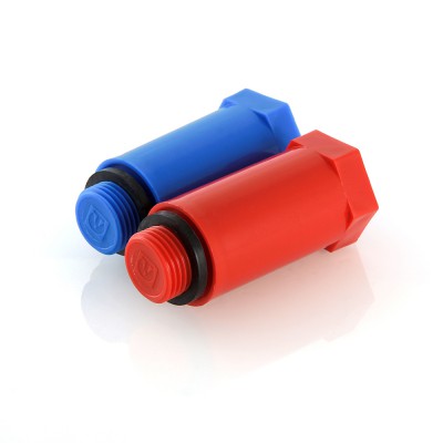 VTp.792.M.04 Комплект пробок полипропиленовых с резьбой длинных Valtec 1/2"  - Вид №3