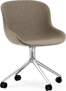 604581 Кресло Swivel 4W с полной обивкой из алюминия / Synergy Normann Copenhagen Hyg