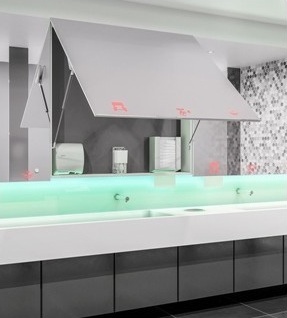 DJM0037A За зеркалом автоматический дозатор жидкого мыла/дезинфицирующего средства для рук mediclinics  - Вид №3