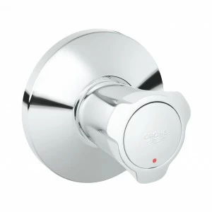 Внешняя часть вентиля GROHE Costa L, красная маркировка, хром (19809001)
