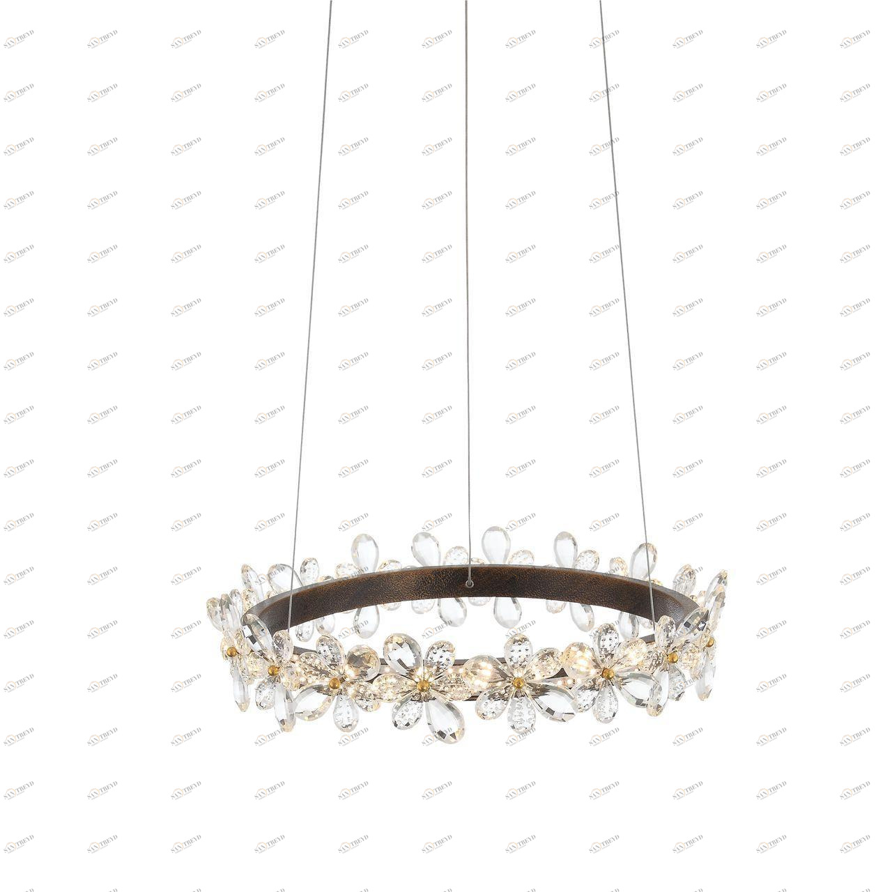 Подвесной светодиодный светильник ST Luce Forito SL408.303.01 ST LUCE ДИЗАЙНЕРСКИЕ, FORITO 275814 Коричневый 