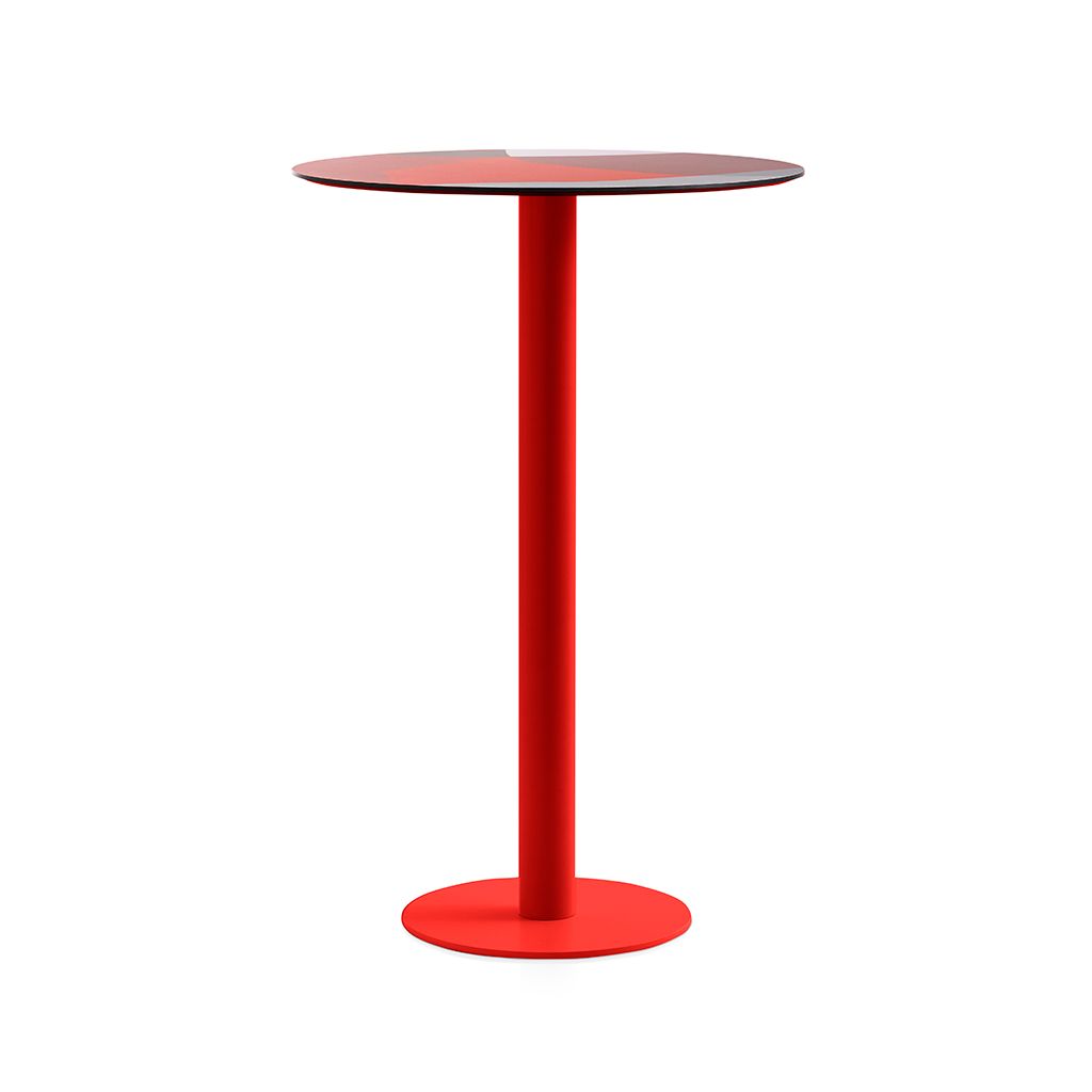 Высокий круглый ламинированный стол Diabla Abstrakt Mona ARCH-00140339 - Вид №14