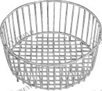 414802 Корзина для мытья фруктов + держатель для сушки посуды Teka 