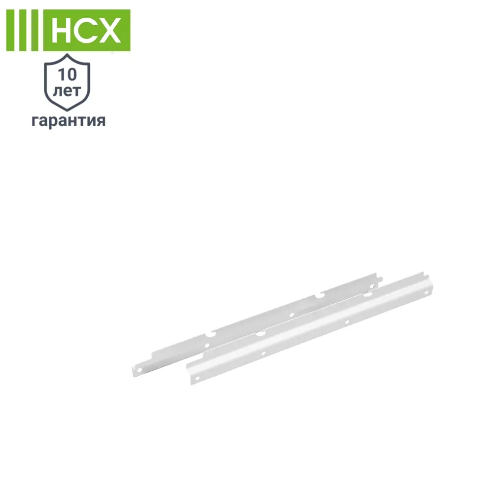 Боковое крепление для шкафа НСХ 3.5x1.3x37.2 см сталь цвет белый 2 шт STLM-2112064
