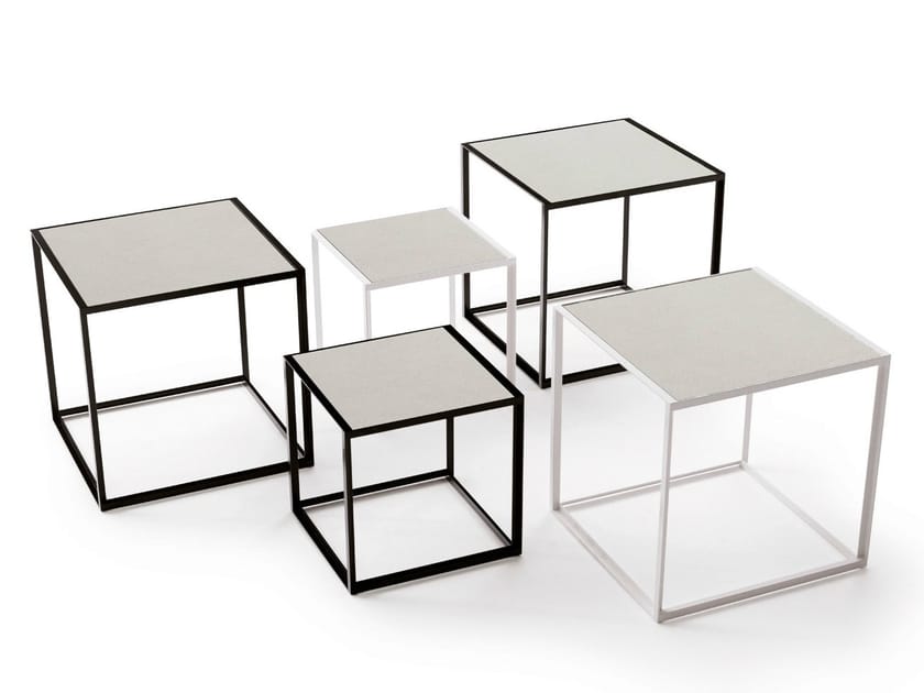 Квадратный стол из керамогранита B&B Italia Outdoor Canasta ' 13 ARCH-00060918