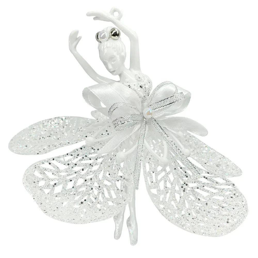 84884204 Новогоднее украшение Балерина 15x13 см цвет белый STLM-0951220 Santreyd  - Вид №6