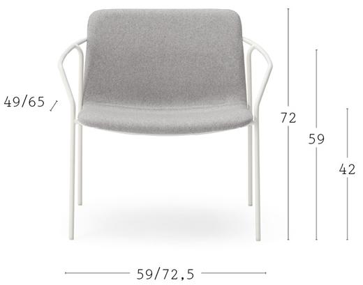 Billiani Кресло из ткани Sey 693 - Вид №3