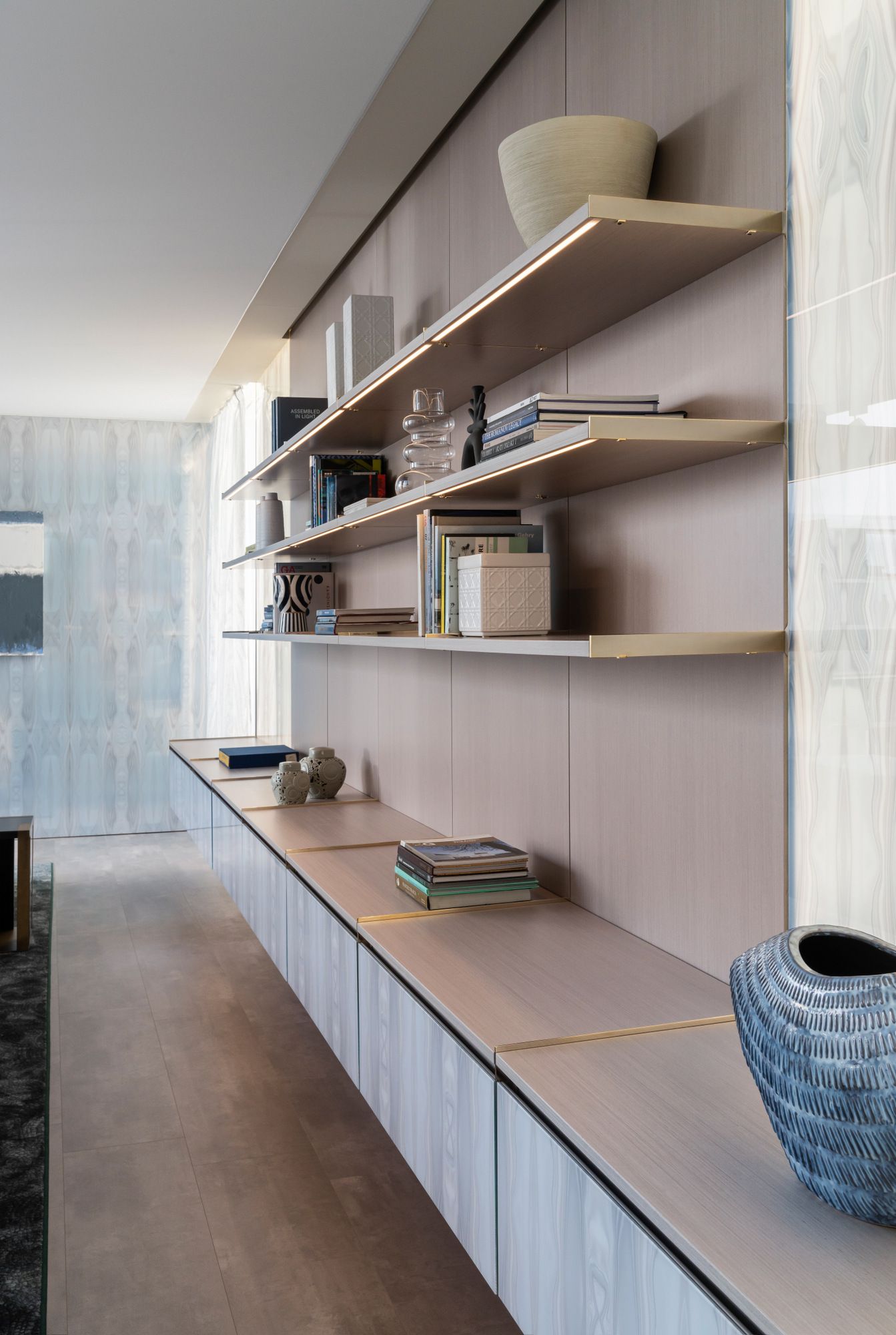 Дубовая стена со встроенным освещением Sicis Blade System ARCH-00105126 - Вид №5