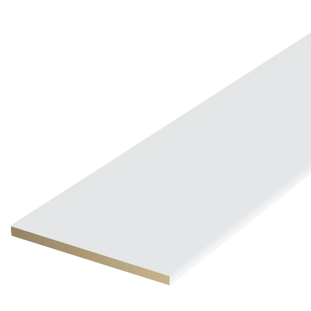 Добор 2100х125x10 мм финиш-бумага ламинация цвет белый VELLDORIS STLM-2149796