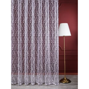 Тюль 1 м/п Классика сетка 280 см цвет серый