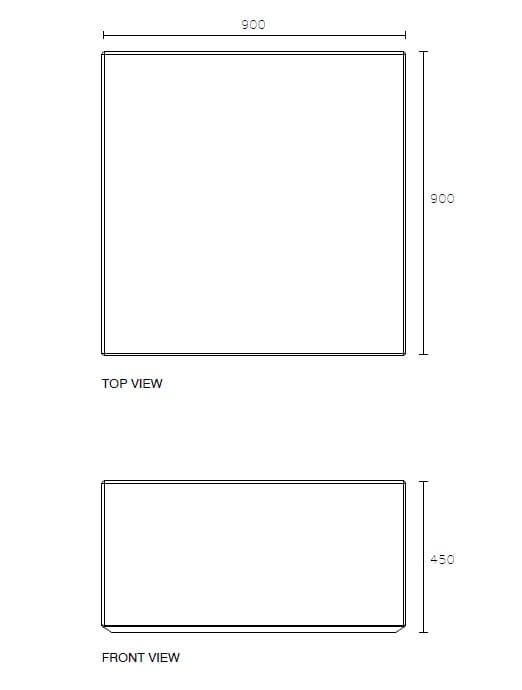 Наружное сиденье из армированного волокном бетона SIT Cubic ARCH-00065965 - Вид №3