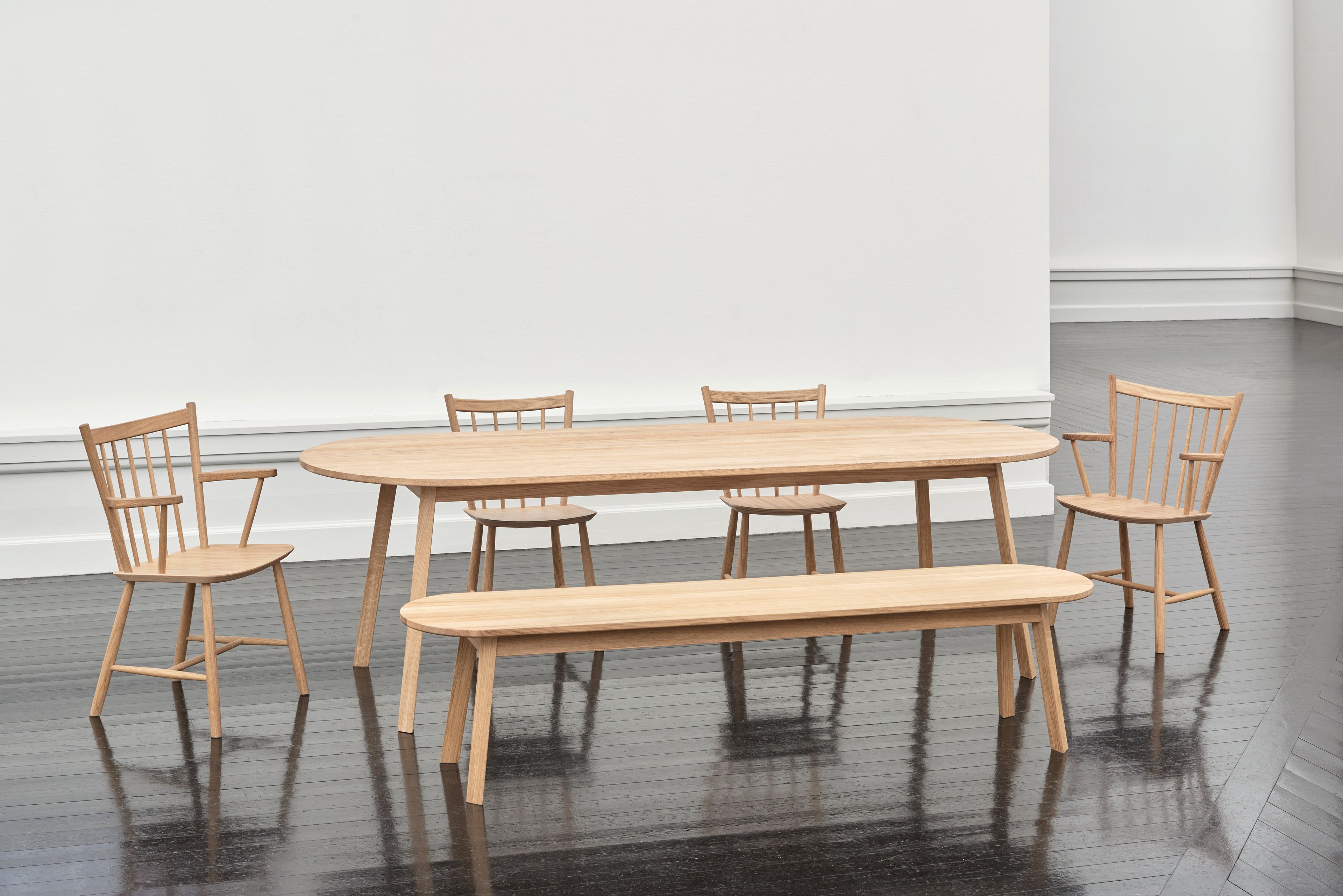 Дубовая скамья Hay Triangle Leg ARCH-00041834 - Вид №11