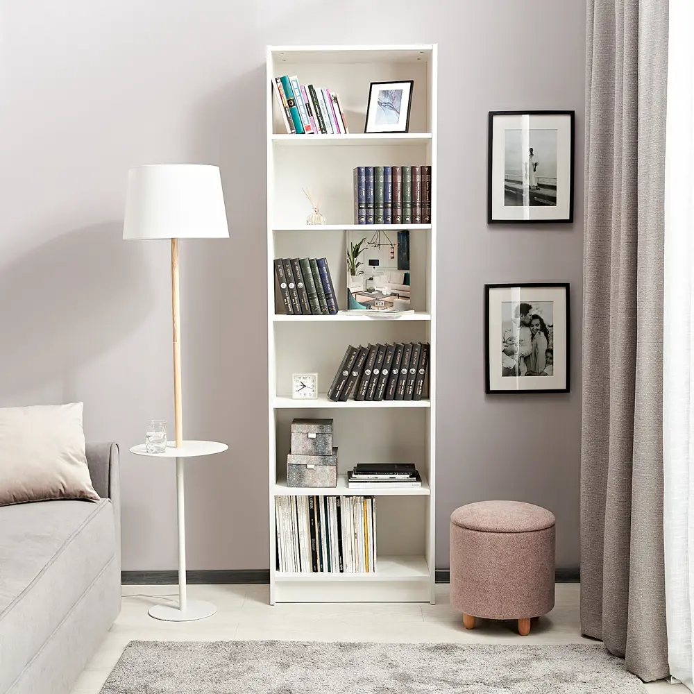 Стеллаж БУККЕР для книг и аксессуаров с регулируемыми полками 82851585