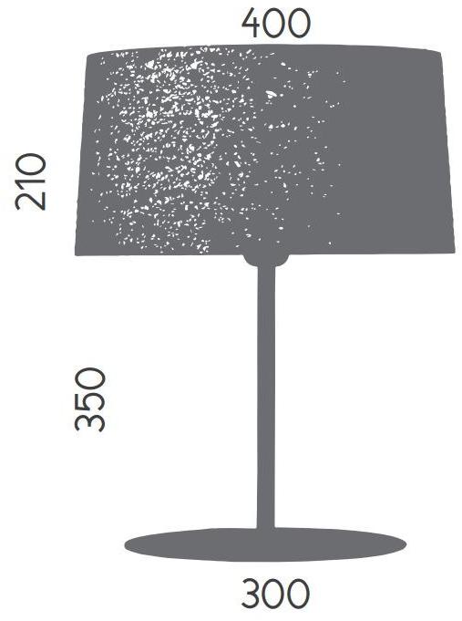 Aromas del Campo Настольная лампа из металла с фиксированным кронштейном Tex S1026 - Вид №3