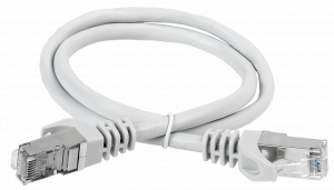PC01-C6ASL-2M Коммутационный шнур (патч-корд), кат.6a s/ftp, lszh, 2м, серый ITK
