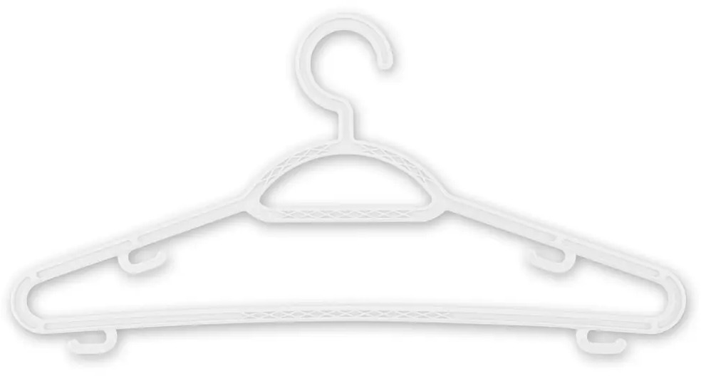 91789605 Плечики 1 шт Butler 41.5x19x1.8 см abs-пластик цвет белый STLM-1089681