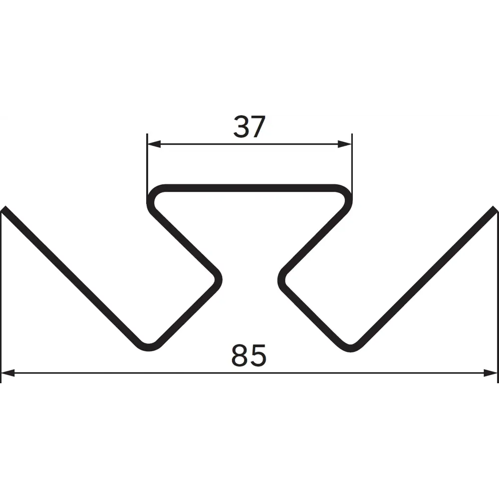 Угол внутренний ARTENS 3000 мм цвет зеленый 83630871 STLM-2057631  - Вид №1