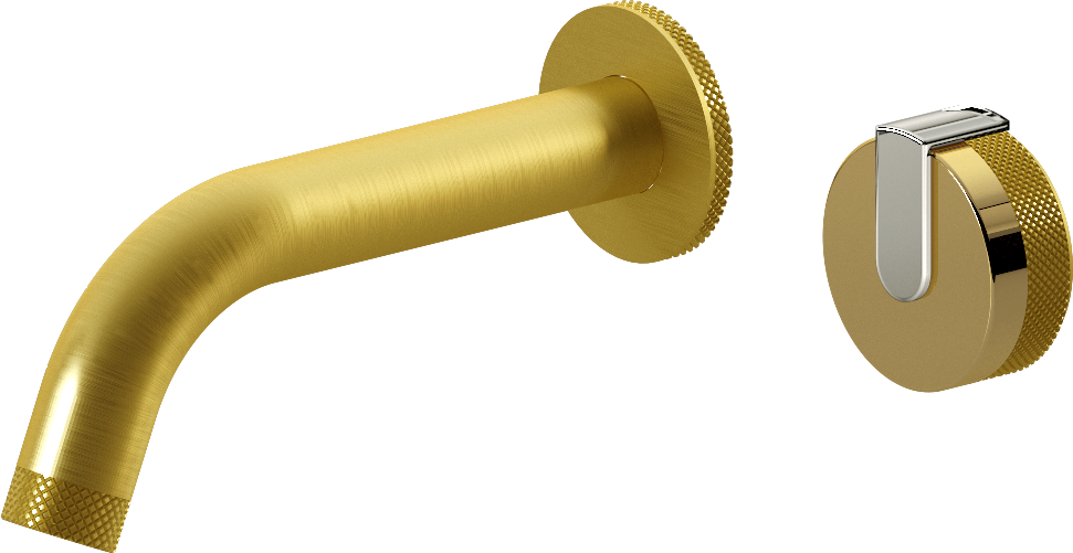 E-11535-R1AU-L1PC-BB Настенный прогрессивный смеситель скрытого монтажа для раковины GRAFF MOD+