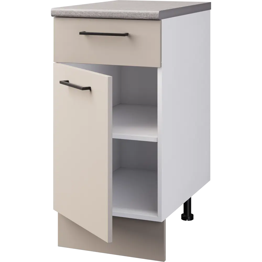 Напольный шкаф Орель 40x85x60 см ЛДСП цвет бежевый Santreyd STLM-2140528 - Вид №4
