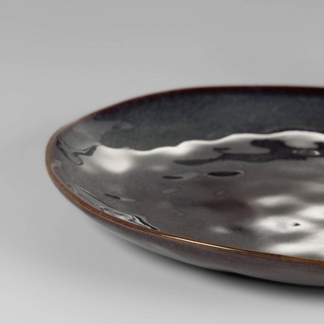 Тарелка керамическая столовая темно-синяя Odile от La Forma LA FORMA ODILE 00-3865106 Синий  - Вид №1