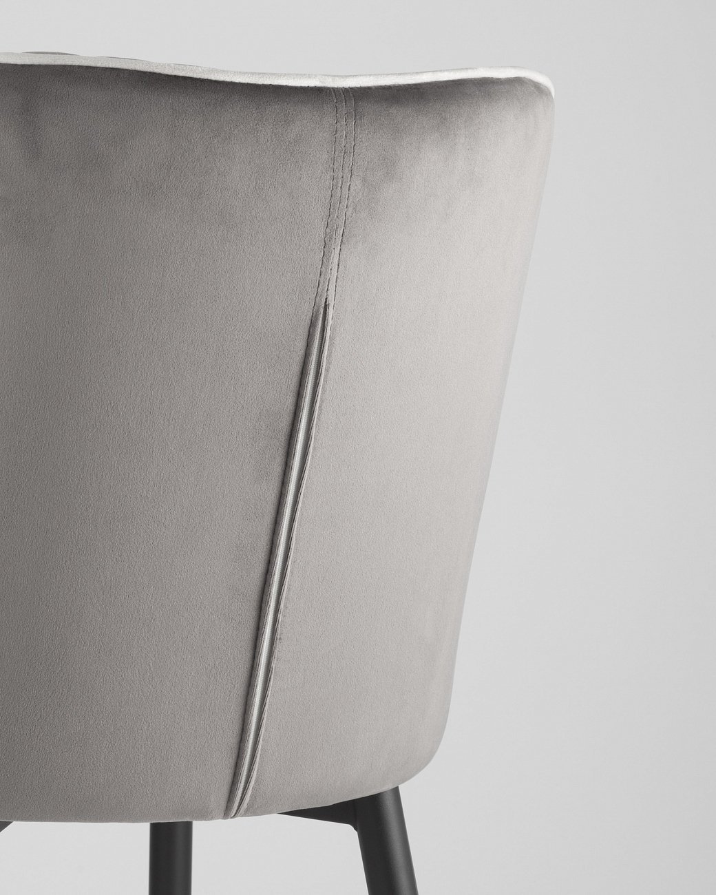 Стул со спинкой антрацитовый "Лоренс" STOOL GROUP ДИЗАЙНЕРСКИЕ, ИНТЕРЬЕРНЫЕ 00-3946149 Серый  - Вид №6