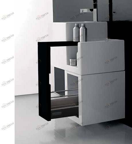 40180 Подвесная раковина настенная овальная Althea Ceramica  белая 