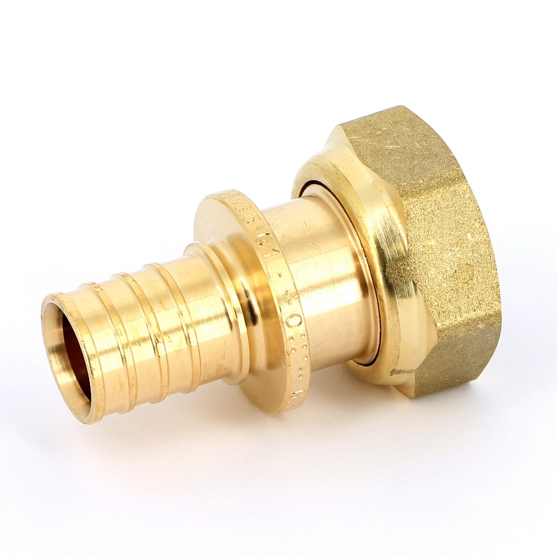 Муфта надвижная В с накидной гайкой бронзовая REHAU 25х1" 366080 - Вид №3