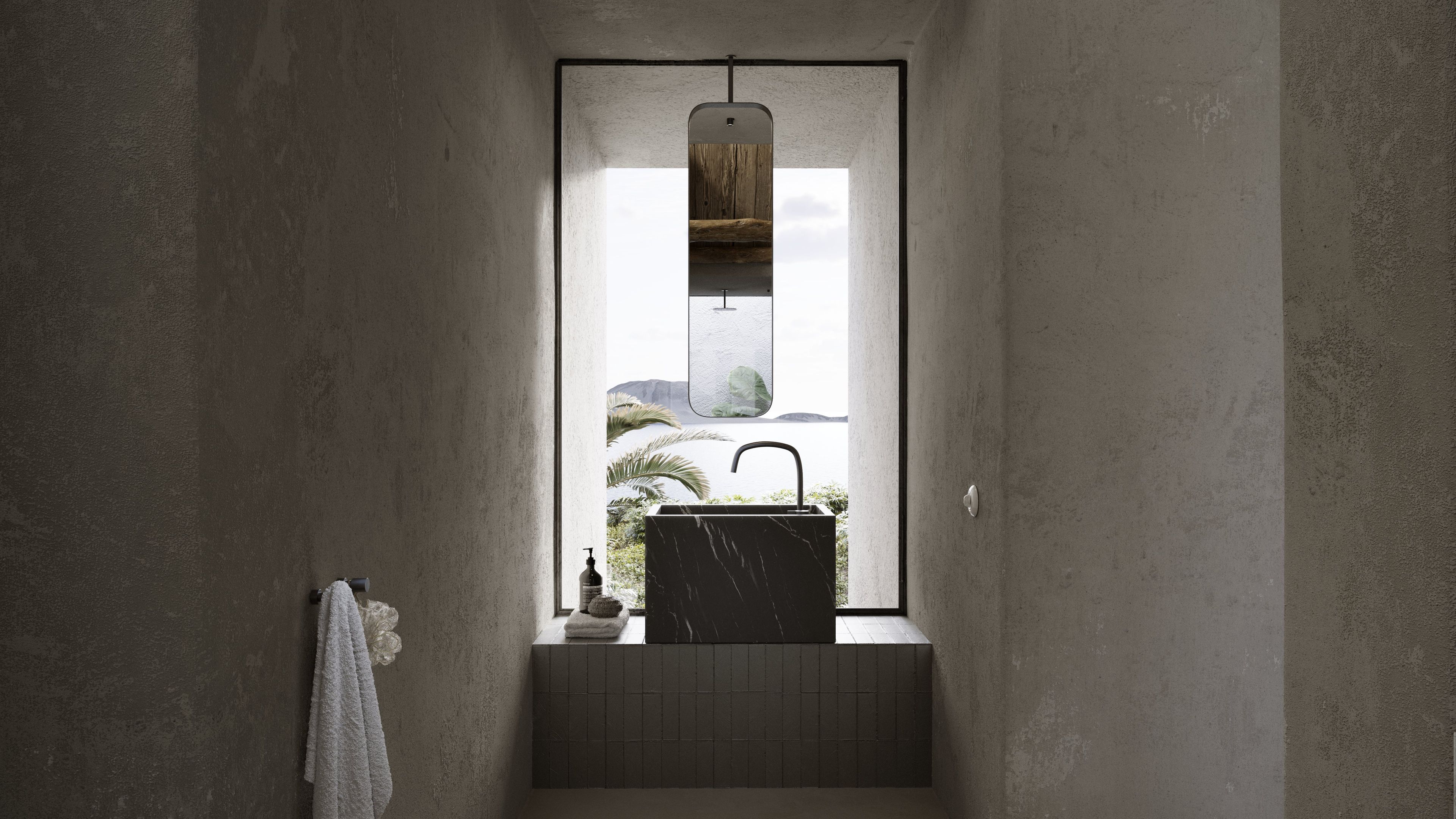 Одиночный подвесной умывальник из натурального камня COCOON Piet Boon ARCH-00052049 - Вид №28