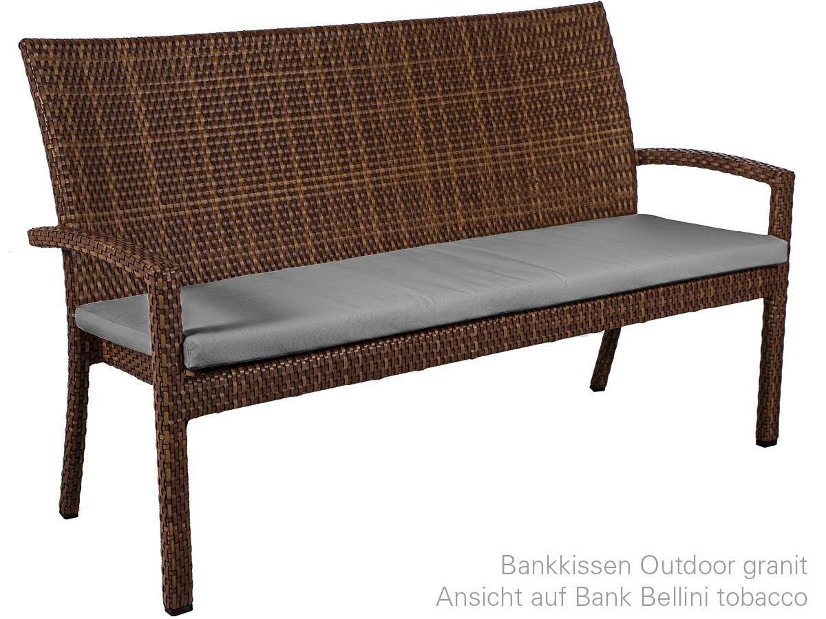 10.00.1406 Подушка для скамейки Bellini для 3 открытых гранит Mbm  - Вид №1