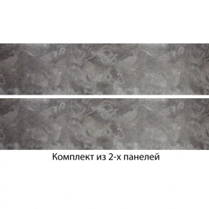 92010562 Стеновая панель Quick wall Верона комплект 2 шт 60х240х0.4 см МДФ цвет серо-коричневый STLM-1442941