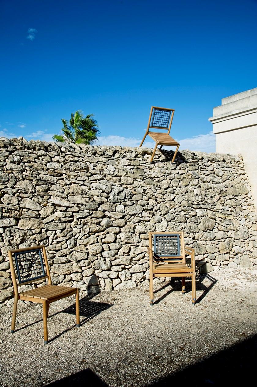 Unopiù Садовый стул из тика Quadra Pamosed - Вид №7