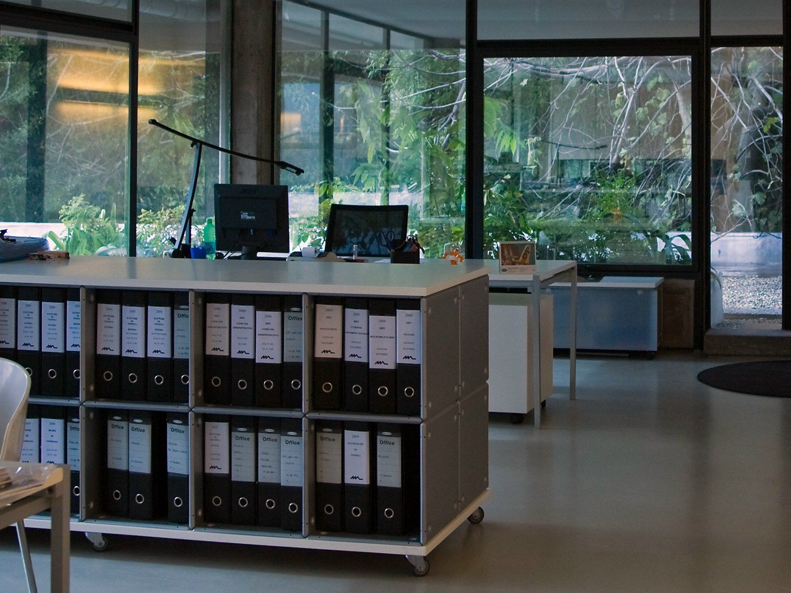 Алюминиевый модульный офисный книжный шкаф Martinelli Luce BOX ARCH-00042789 - Вид №1